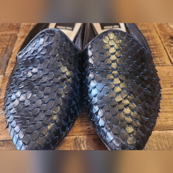 Dolce Vita Women's Grant Raffia Mules 6 Black Slides - Picture 7 of 7